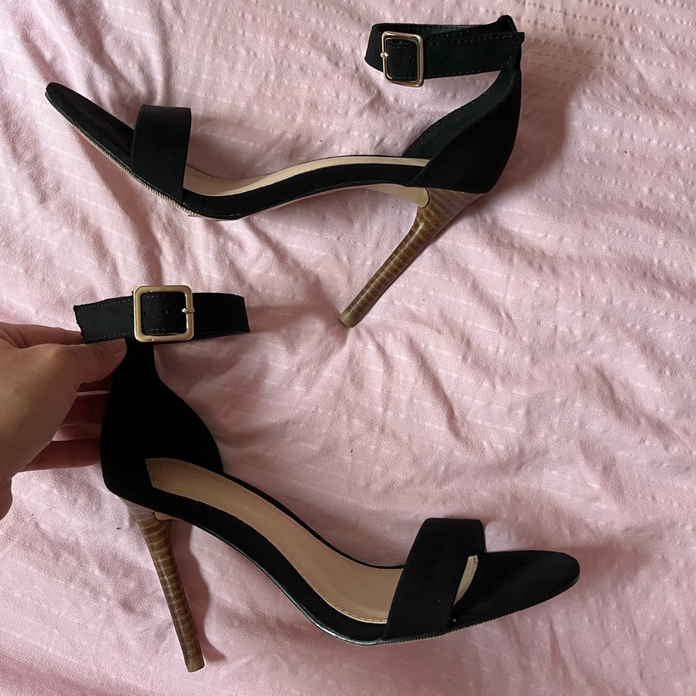 Forever 21 open toe stilettos